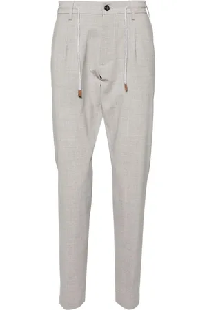 ELEVENTY Pantalones ajustados con cordones