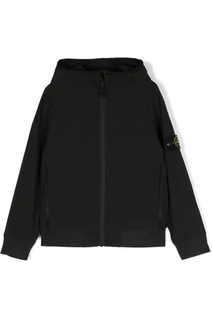 Stone Island Chaqueta con capucha y distintivo Compass