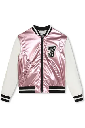 Karl Lagerfeld Chaqueta bomber con logo bordado