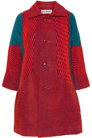Issey Miyake Abrigo con diseño colour block 1990
