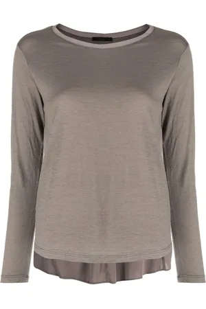 TRANSIT Top con cuello redondo