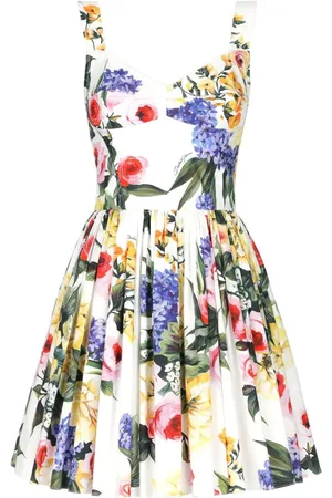 Dolce & Gabbana Vestido corto con estampado Garden