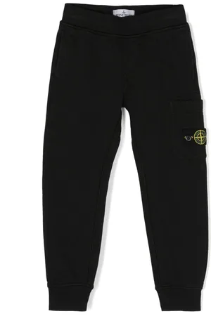 Stone Island Pantalones de chándal con distintivo Compass