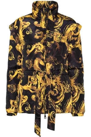 VERSACE Plumífero con estampado Barocco