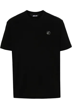 Roberto Cavalli Camiseta con parche del logo