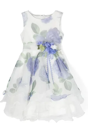 Mimilù Vestido acampanado con estampado floral