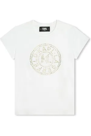Karl Lagerfeld Camiseta con logo de apliques