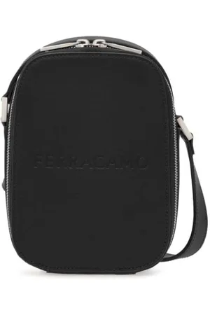 Salvatore Ferragamo Bolso de hombro con logo en relieve