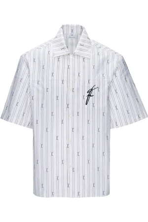 Salvatore Ferragamo Camisa con logo estampado