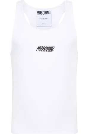 Moschino Top con logo bordado