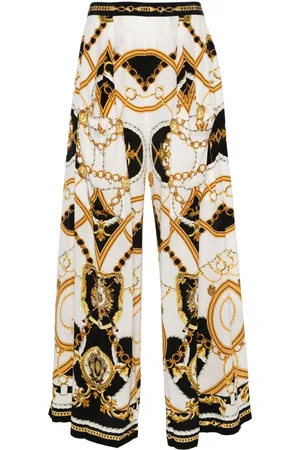 Camilla Pantalones acampanados con estampado gráfico