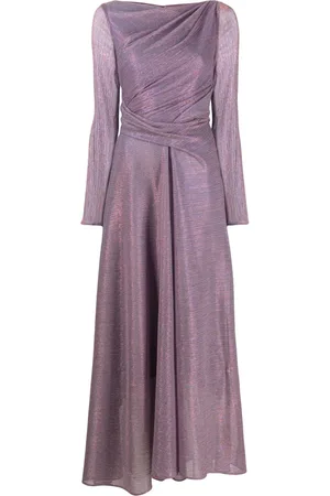TALBOT RUNHOF Vestido de fiesta plisado