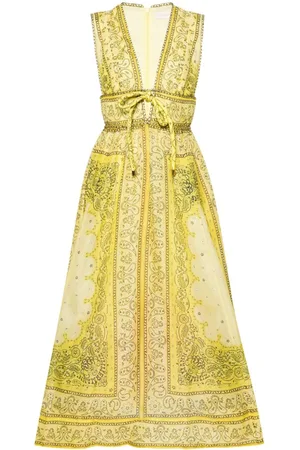ZIMMERMANN Vestido con estampado de bandana