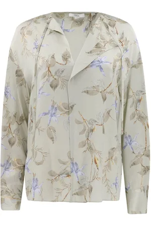 Vince Blusa Bellflower de seda