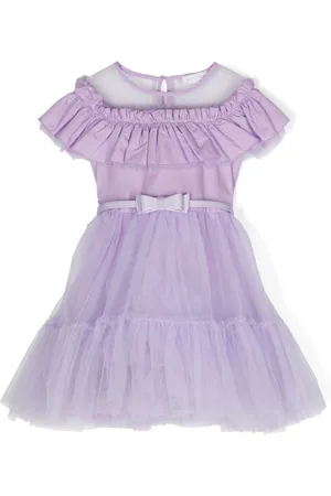 MONNALISA Vestido con detalle de volantes