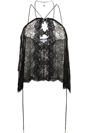 The Attico Top con cuello halter