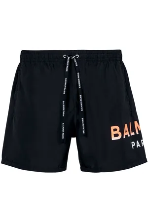 Balmain Bañador con logo estampado