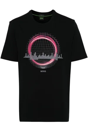 HUGO BOSS Camiseta con logo en relieve