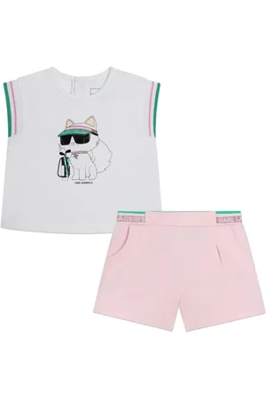 Karl Lagerfeld Set corto con estampado Ikonik Choupette