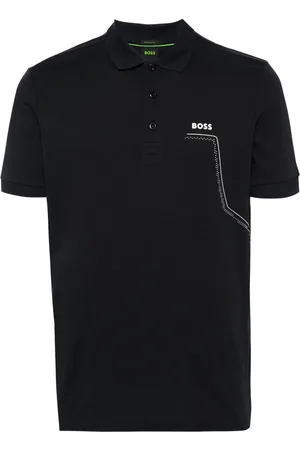 HUGO BOSS Polo con aplique del logo