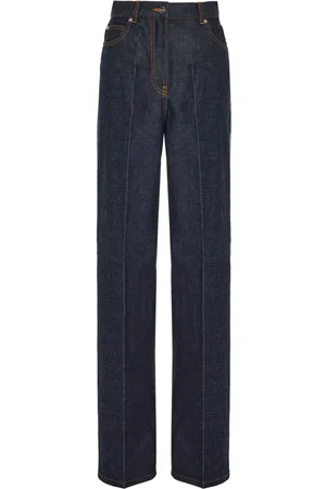 Salvatore Ferragamo Vaqueros anchos con logo