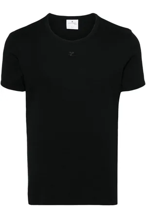 Courrèges Camiseta con aplique del logo