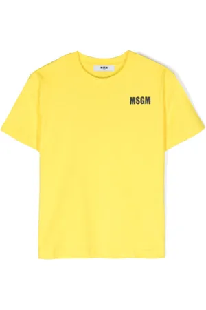 Msgm Camiseta con logo estampado