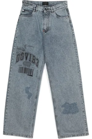 Dolce & Gabbana Vaqueros con eslogan