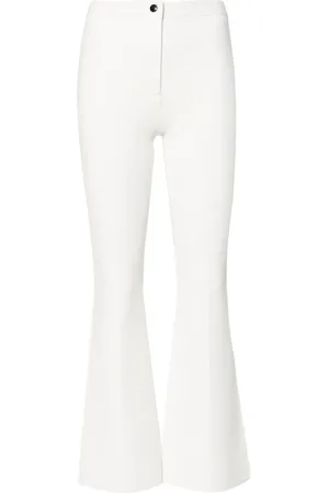 THEORY Pantalones acampanados con pinzas