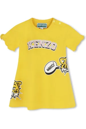 Kenzo Vestido con logo estampado