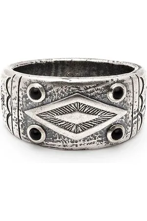 Nialaya Anillo grabado en plata de ley
