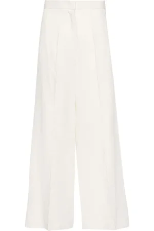 Fabiana Filippi Pantalones anchos de talle alto