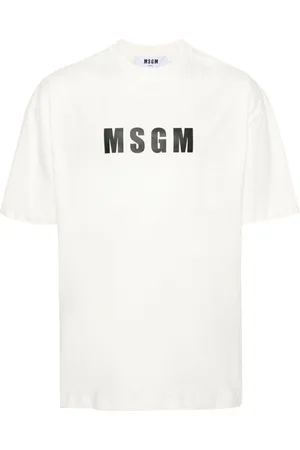 Msgm Camiseta con logo estampado