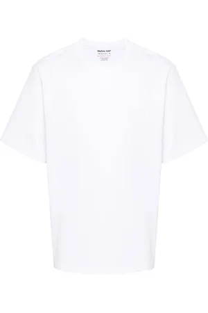 MARTINE ROSE Camiseta con logo reflectante