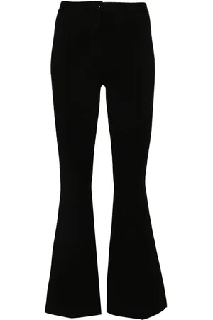 THEORY Pantalones acampanados con pinzas
