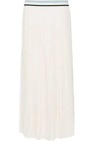 Moncler Falda midi plisada