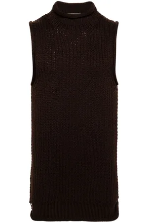 YOHJI YAMAMOTO Chaleco de canalé 2000