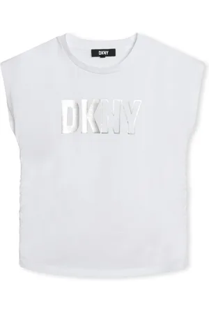 DKNY Camiseta con logo metalizado