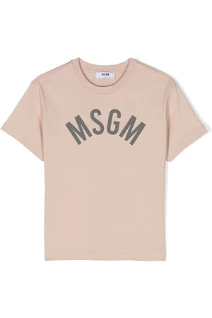 Msgm Camiseta con logo estampado