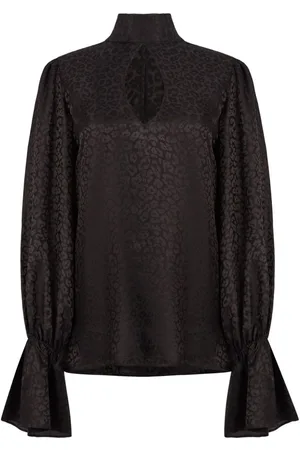 Nina Ricci Blusa con estampado de leopardo