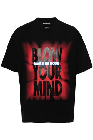 MARTINE ROSE Camiseta con logo estampado