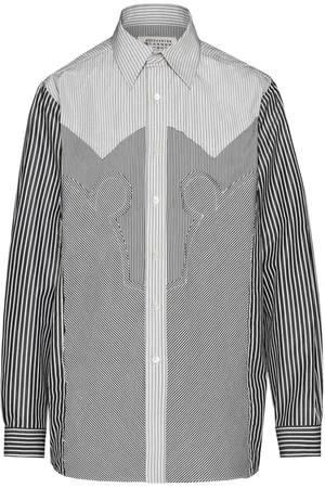 Maison Margiela Camisa Yoke a rayas