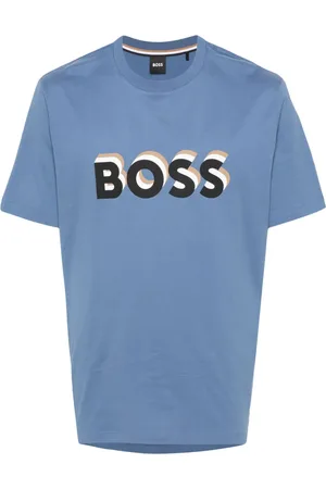 HUGO BOSS Camiseta con logo y sello