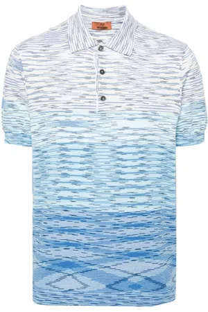 Missoni Polo de algodón flameado