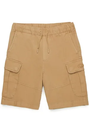 Diesel Bermudas cargo con logo bordado