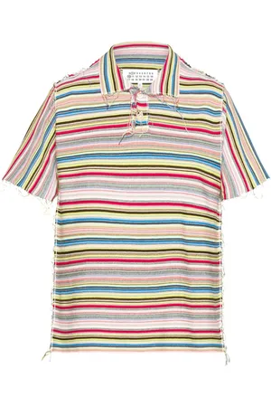 Maison Margiela Polo de punto a rayas