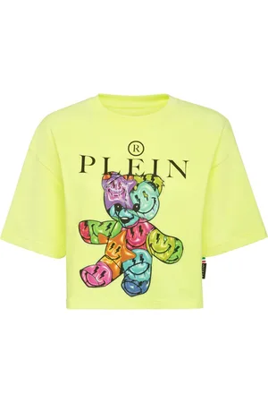 Philipp Plein Camiseta corta Smile con cuello redondo