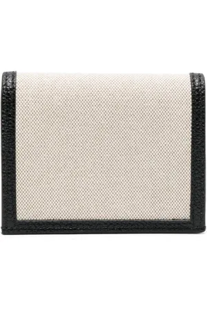 Thom Browne Cartera plegable de lona