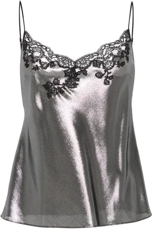 CARINE GILSON Camisola con detalles de encaje
