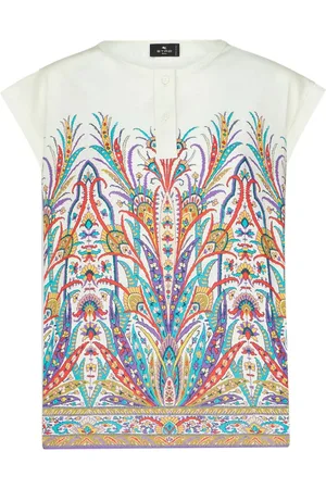 Etro Camiseta con estampado gráfico